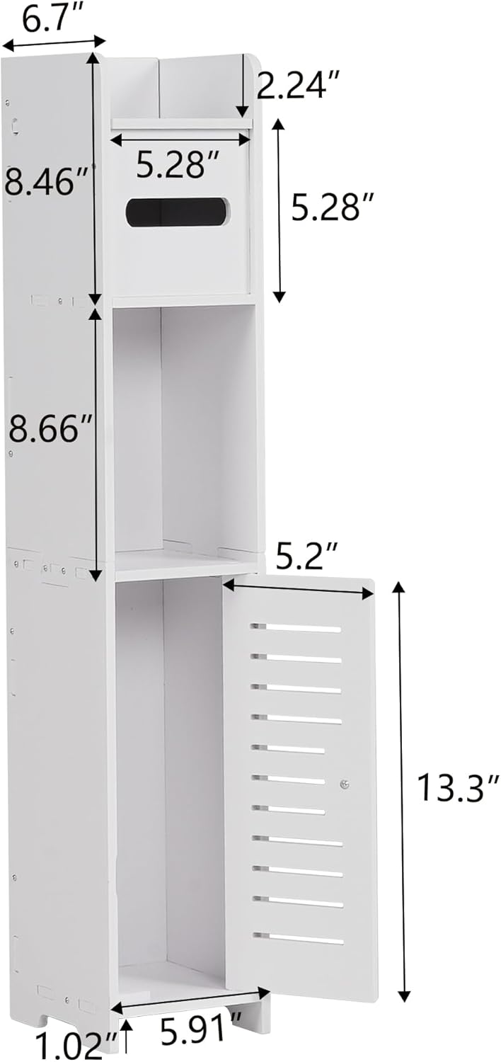 VECELO Bathroom Cabinet Corner Shelf