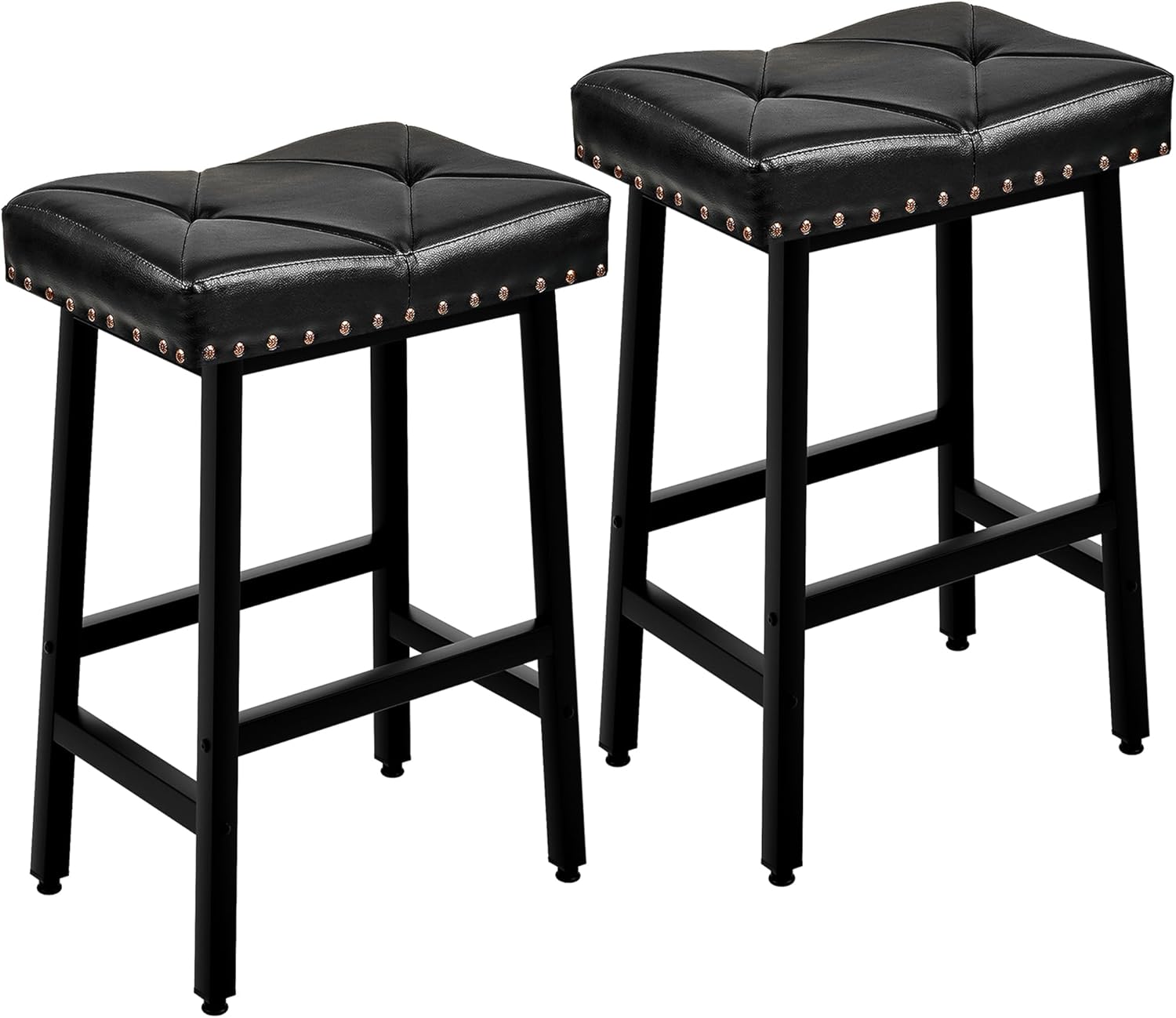 VECELO 25 inch Counter Height Stools for Kitchen Island - VECELO
