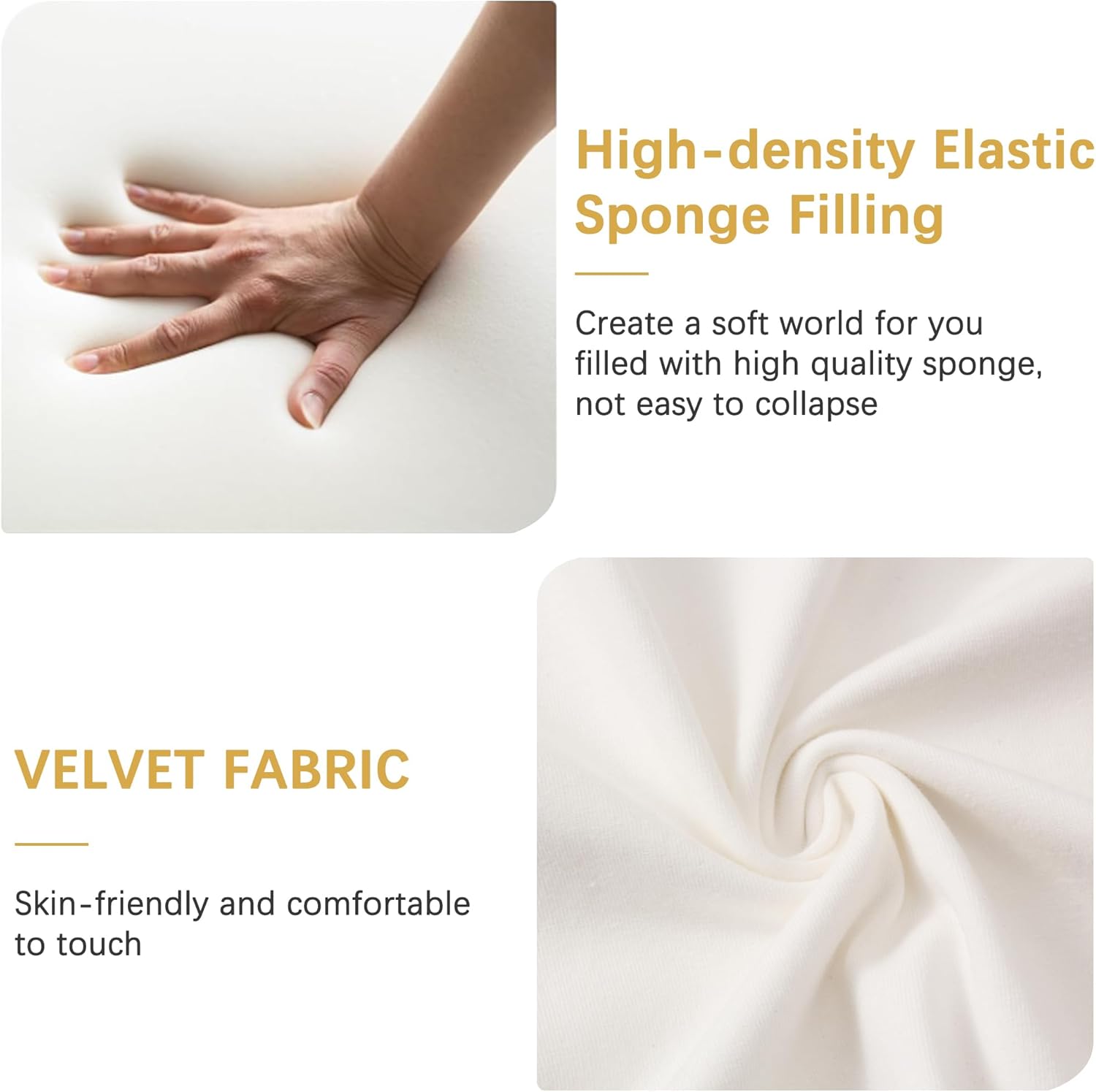 VECELO Velvet Accent Chair,Vanity Chair with Gold Base Embrased Backrest