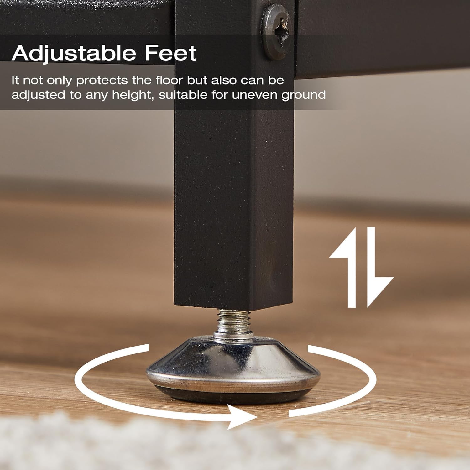 VECELO 63" TV Stand with Power Outlets for 55/60/65/70 Inch Television