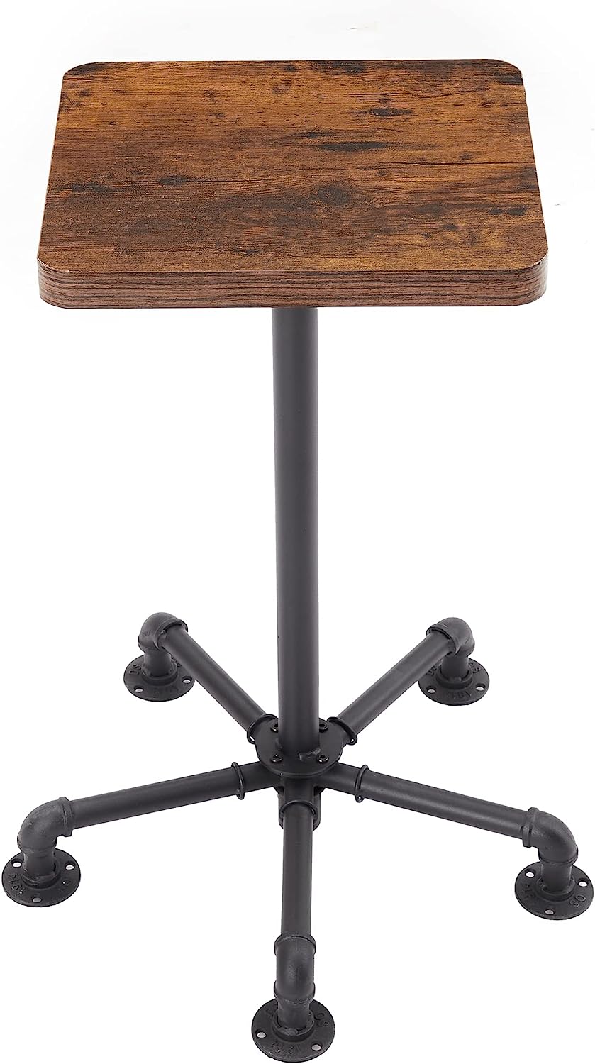 VECELO Counter Height Bar Stools Set of 2