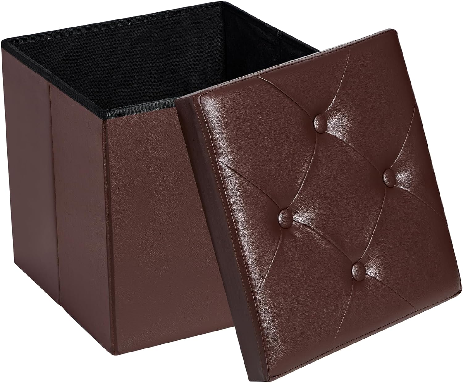 VECELO Storage Ottoman Bench End of Bed 43'' Footstool Footrest Stool Shoestool