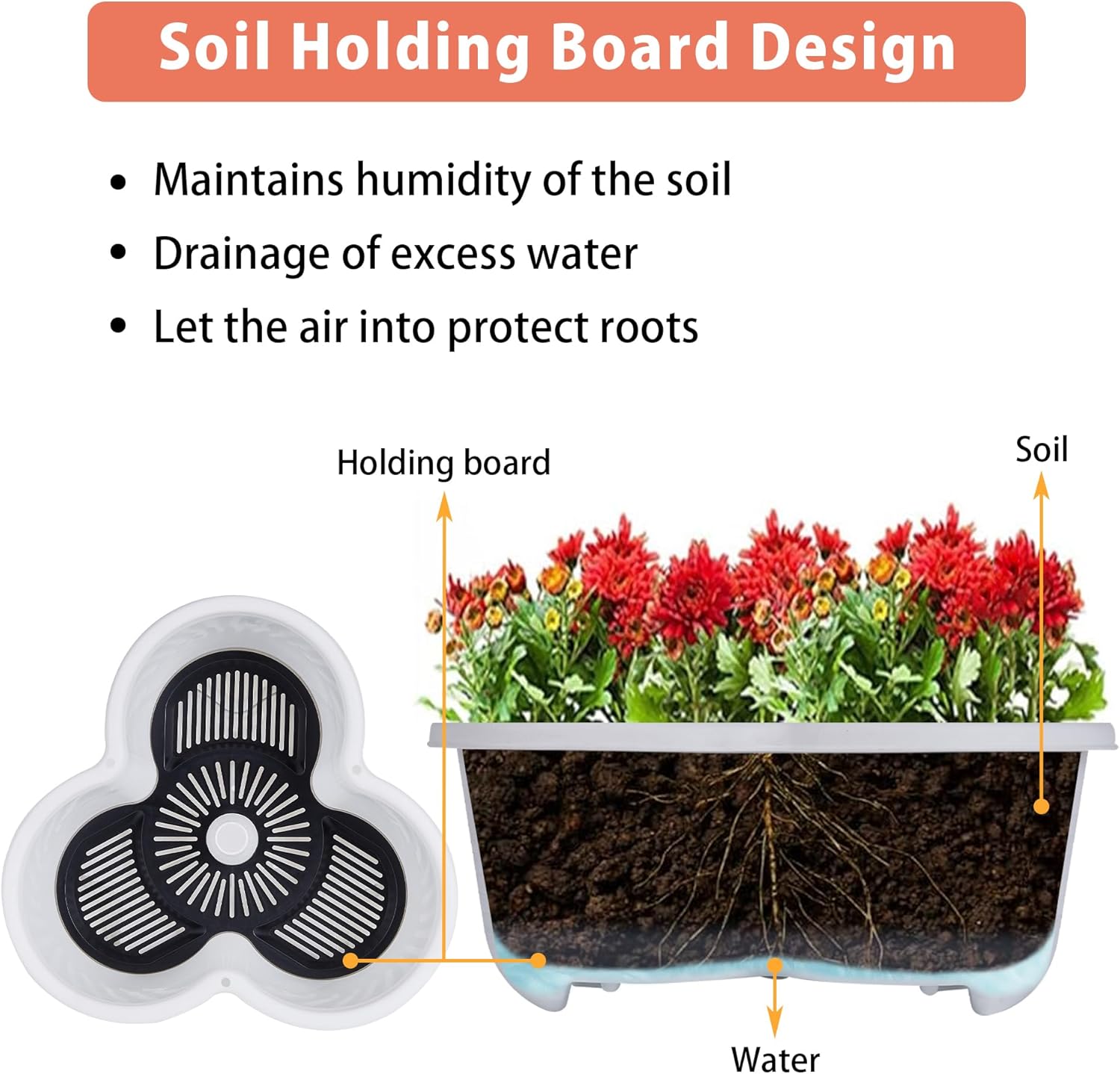 VECELO 5 Tier Vertical Garden Planter