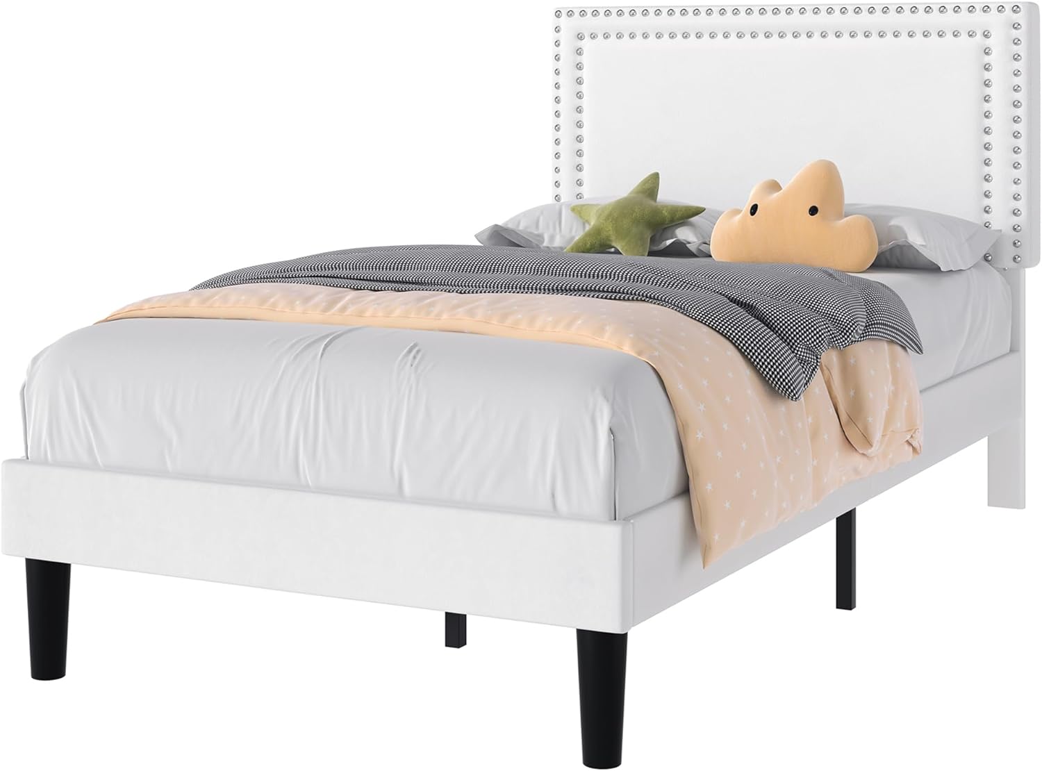 VECELO Modern Platform Bed Frame/Mattress Foundation