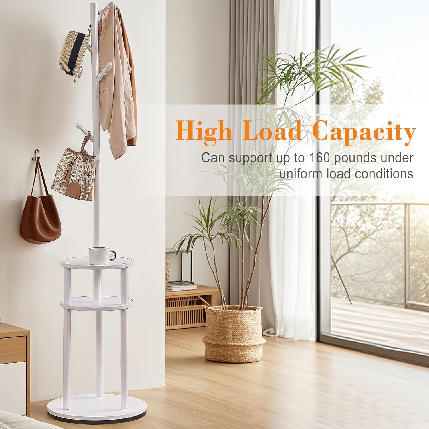 VECELO Coat Rack Freestanding