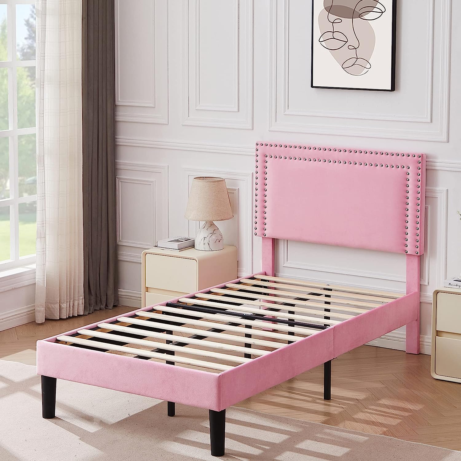 VECELO Modern Platform Bed Frame/Mattress Foundation