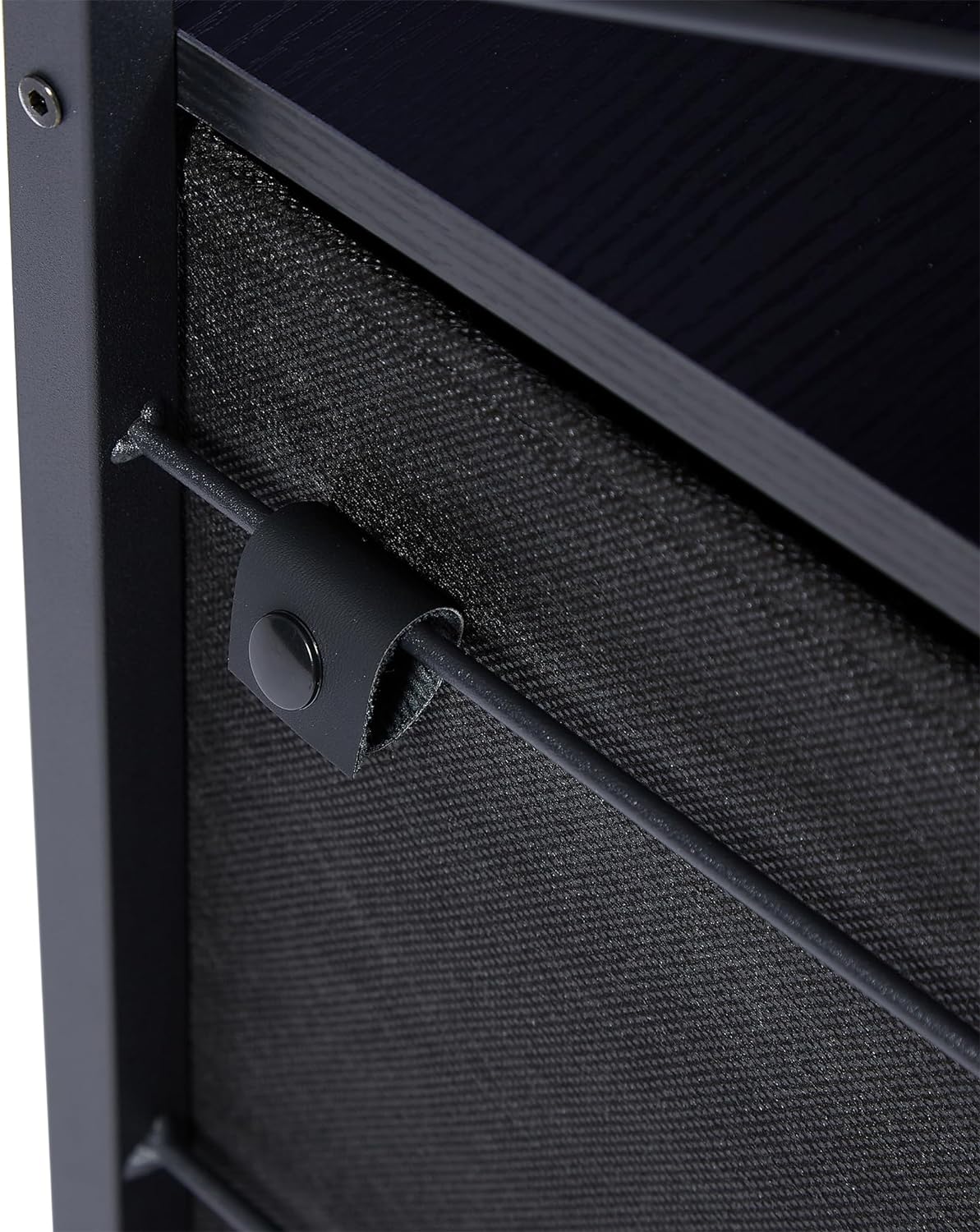 VECELO Lateral File Cabinet with 2 Big Rolling Printer Stand with 3 Open Storage Shelf