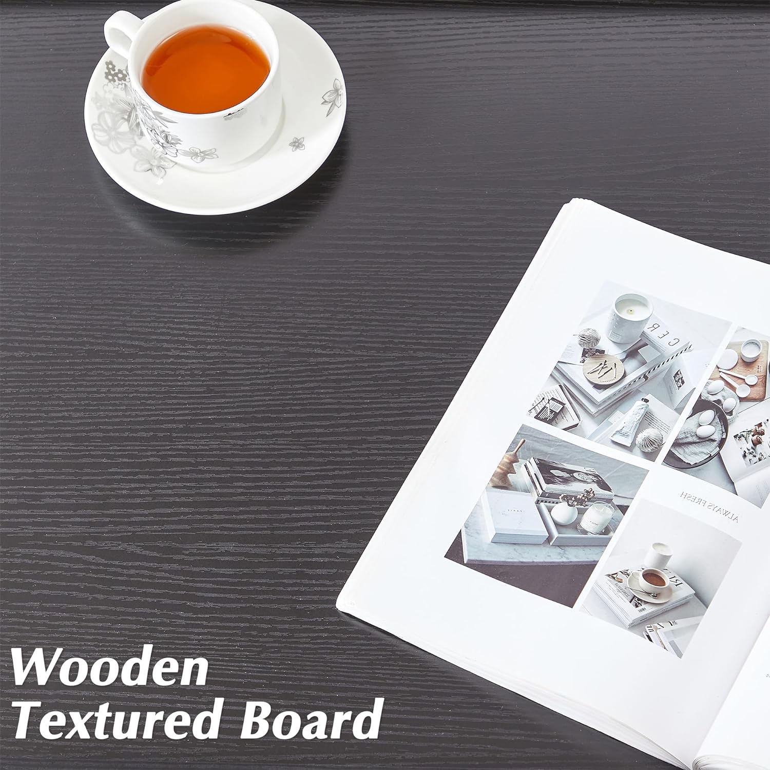 VECELO Lift Top Coffee Table with Storage Shelf