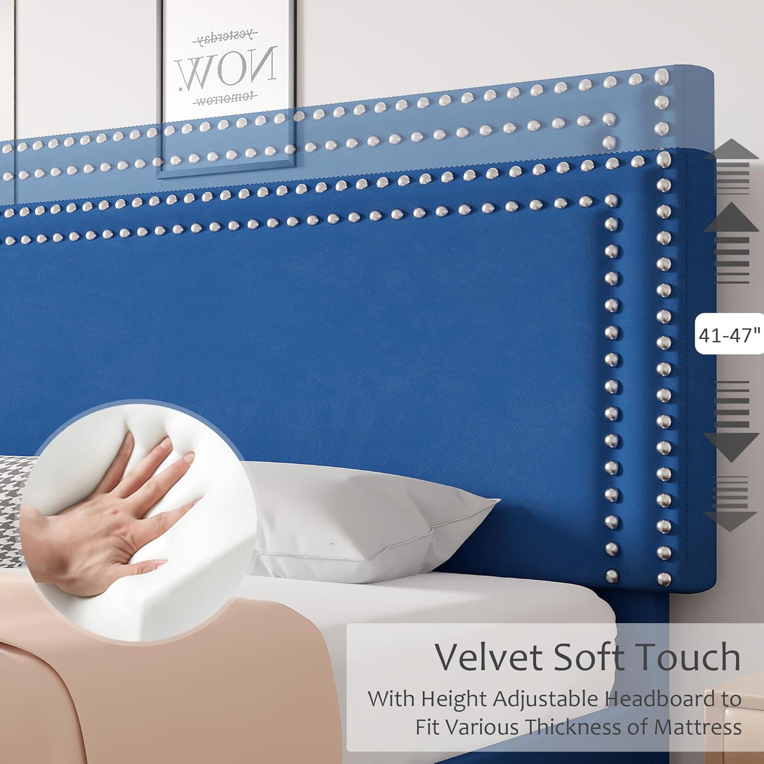 VECELO Modern Platform Bed Frame/Mattress Foundation