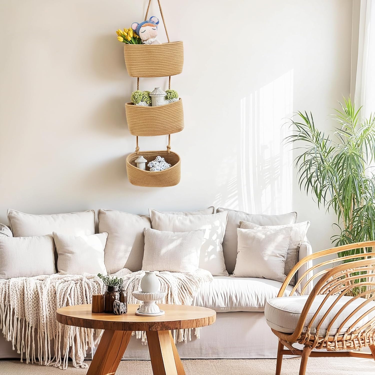 VECELO Over The Door Hanging Basket