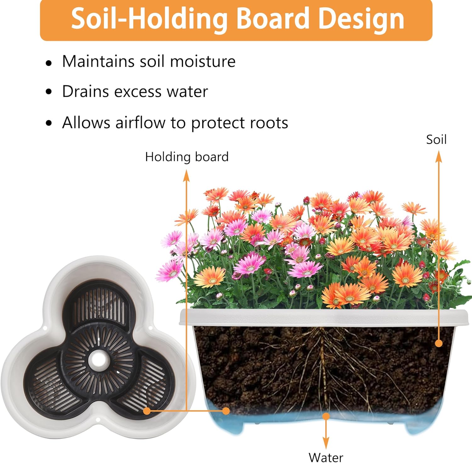 VECELO 5 Tier Vertical Garden Planter