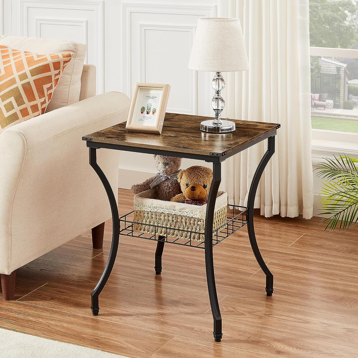VECELO 3 Pieces Living Room Sets Coffee and End Tables - VECELO