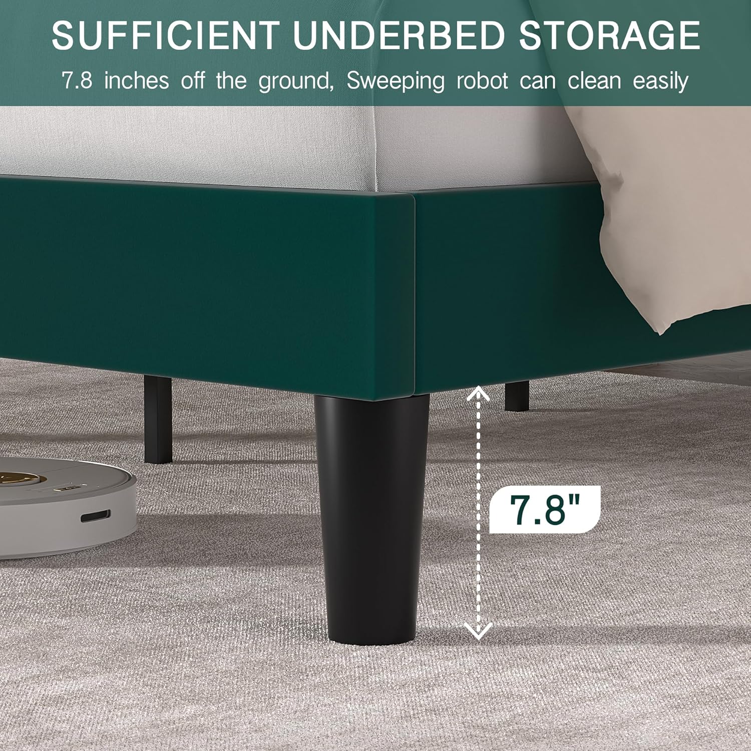 VECELO Modern Platform Bed Frame/Mattress Foundation