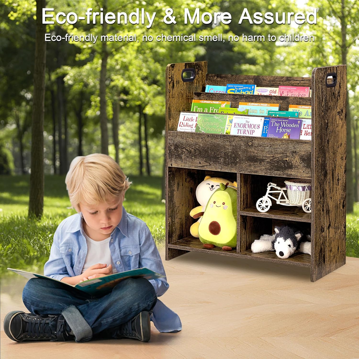 VECELO Kids Bookshelf