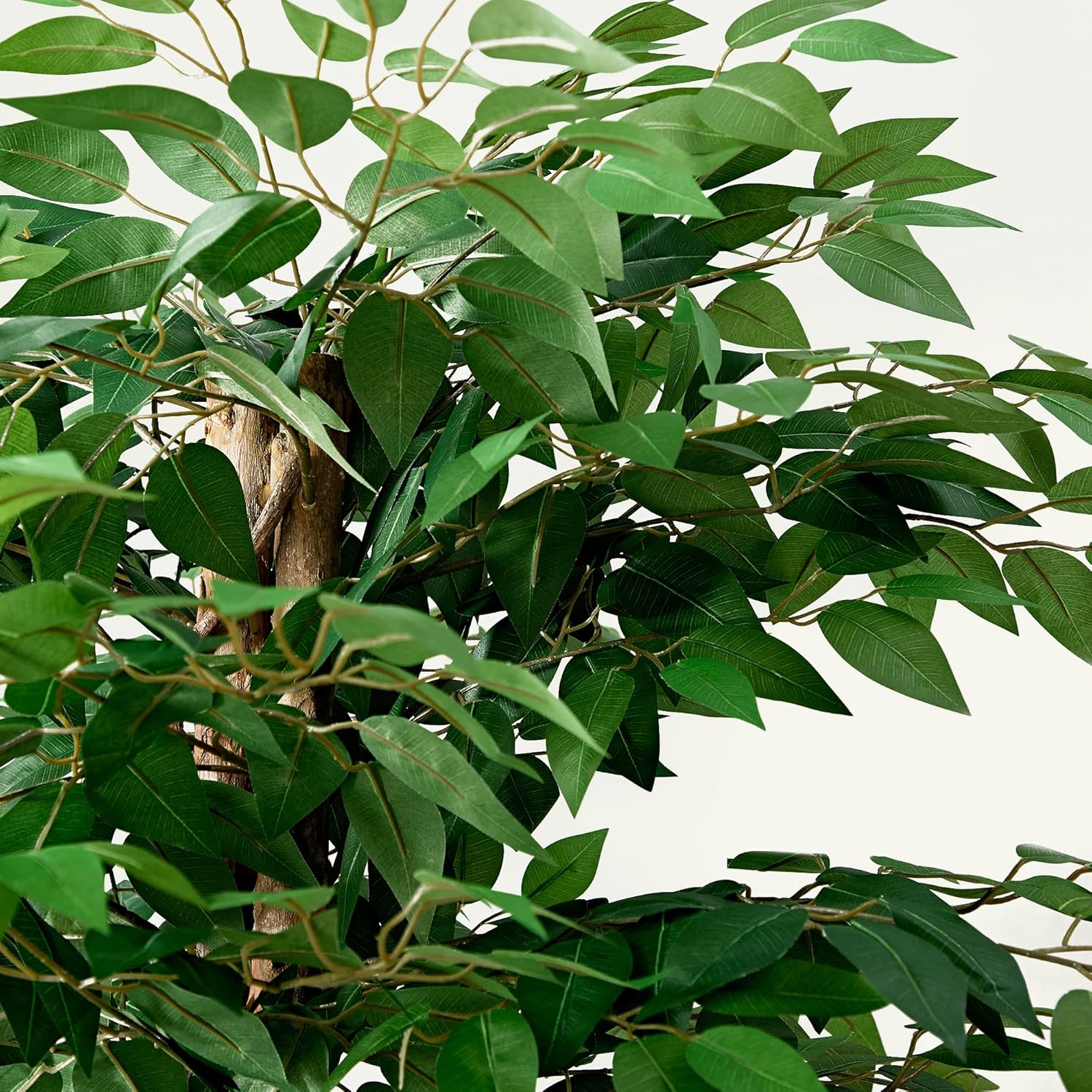 VECELO Artificial Ficus Tree with Sturdy Nursery Pot, 5FT and 6FT Faux Silk Plant - VECELO