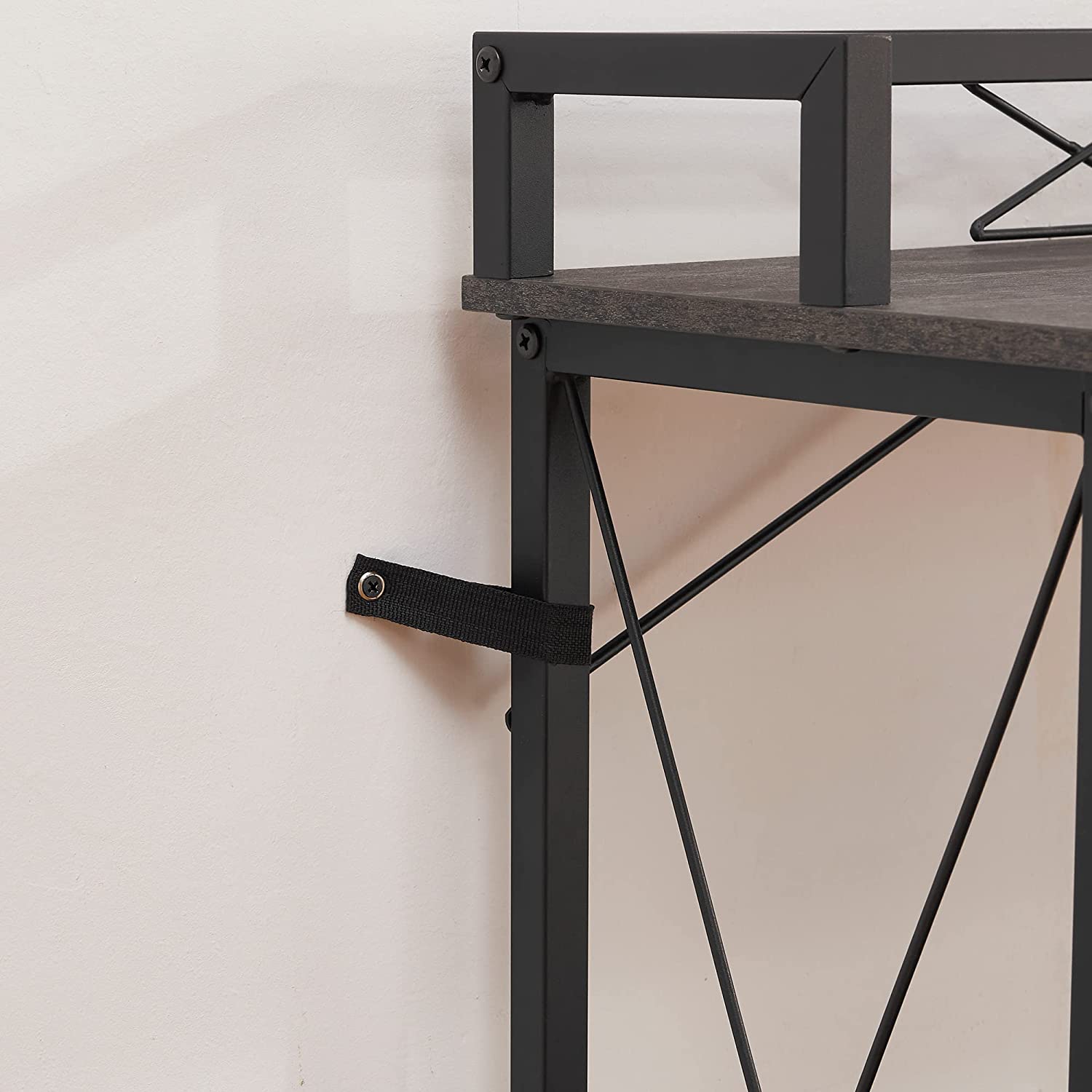 VECELO Extra Long Entryway Narrow Sofa Couch Behind Console Table with Power Outlet & USB Ports - VECELO