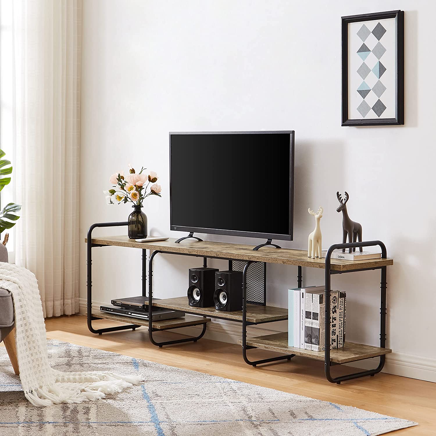 Industrial Television Stand TV Entertainment Center