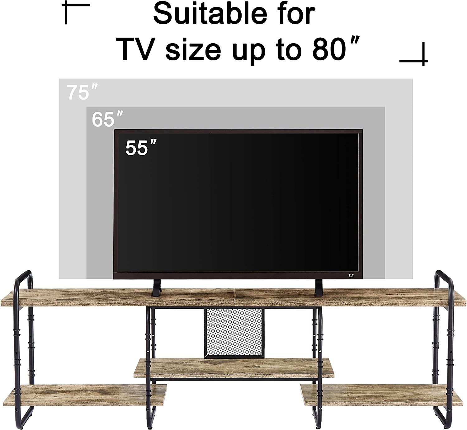Industrial Television Stand TV Entertainment Center