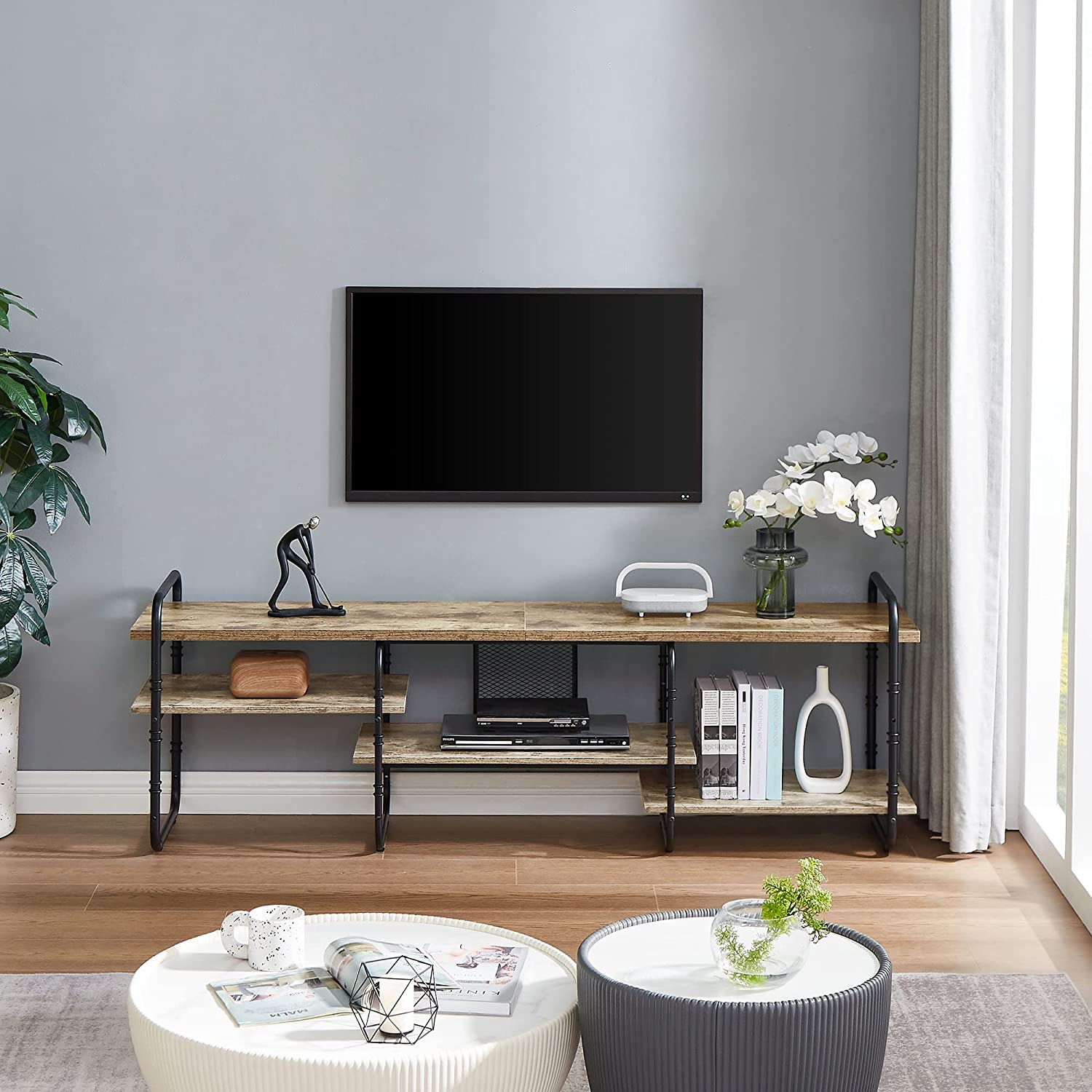 Industrial Television Stand TV Entertainment Center