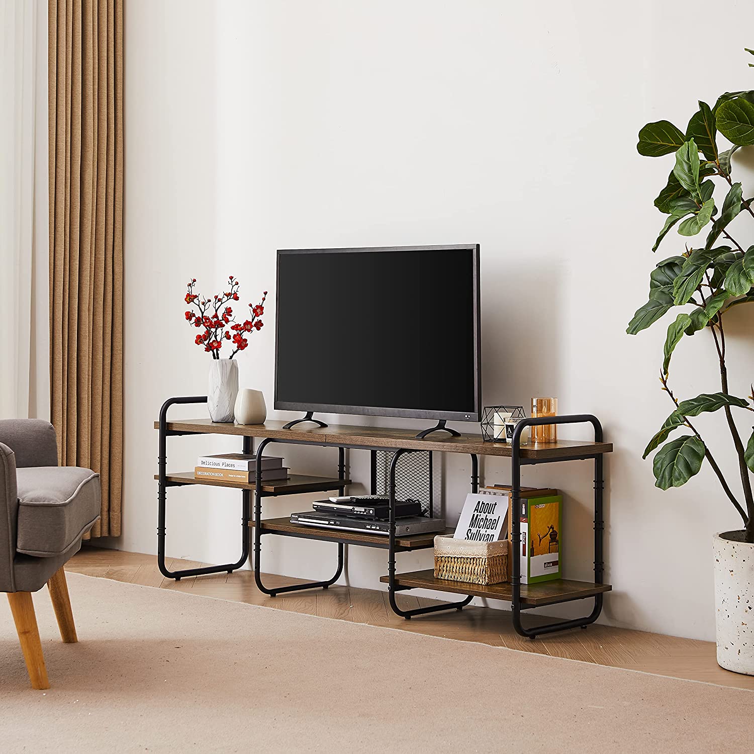 Industrial Television Stand TV Entertainment Center